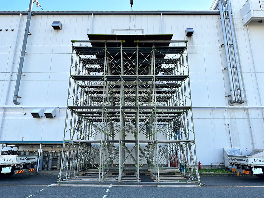 枠組み足場工事