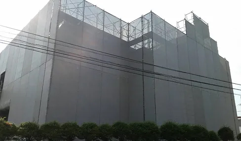 消防署外部足場工事